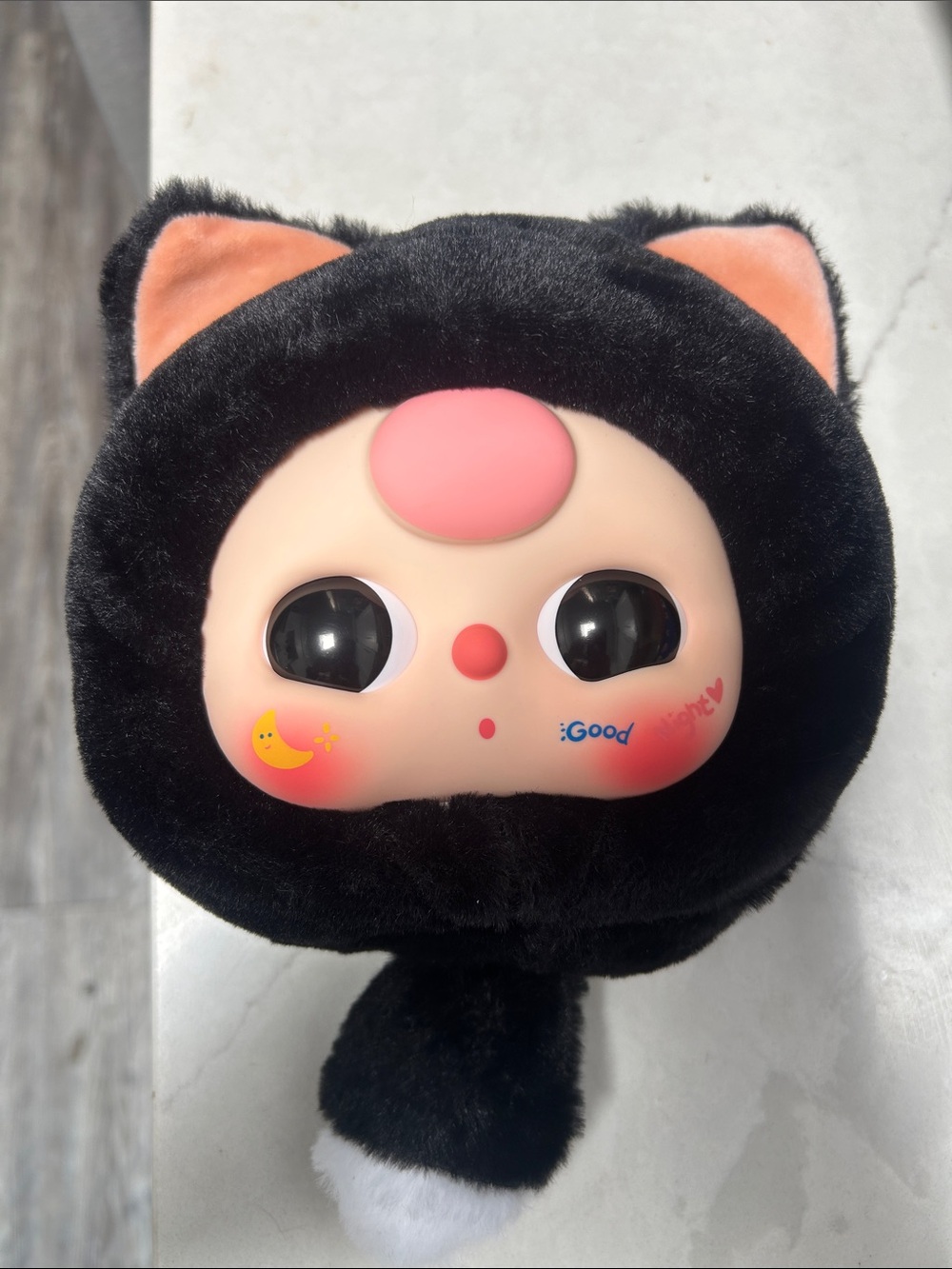 Baby Three Black Cat Clutch